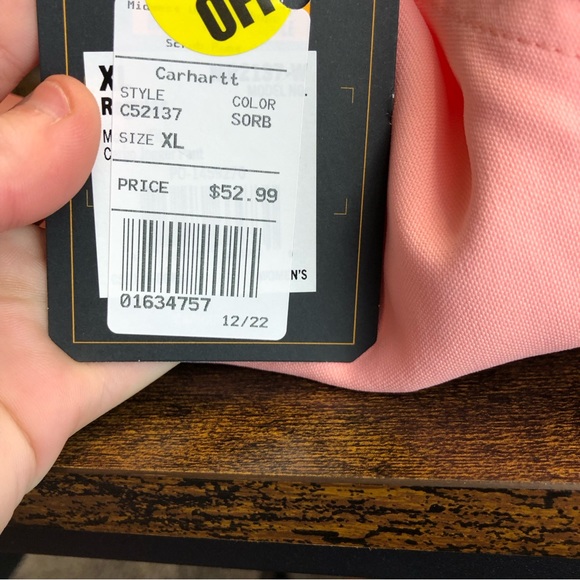 NWT Carhartt modern fit cargo jogger scrub pants color sorbet multi sizes - Picture 13 of 14